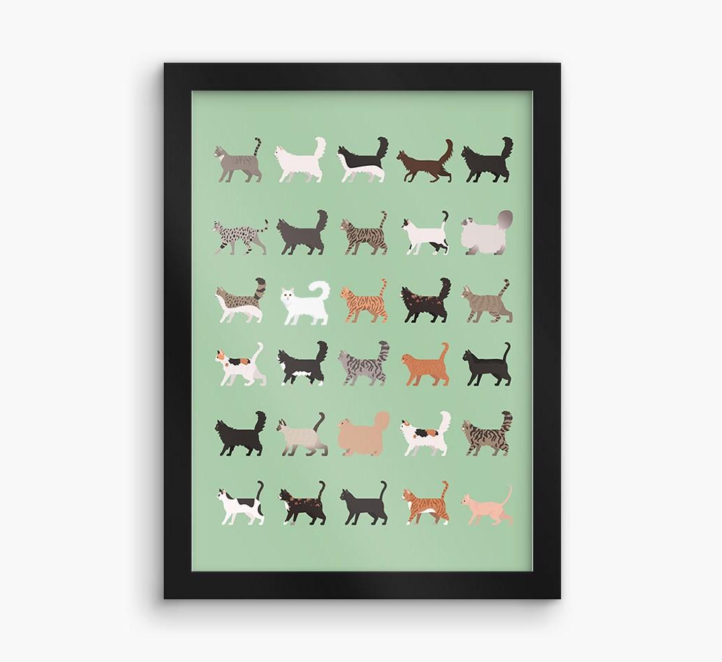 A Great Deal Of Cats: Personalized {breedCommonName} Framed Print