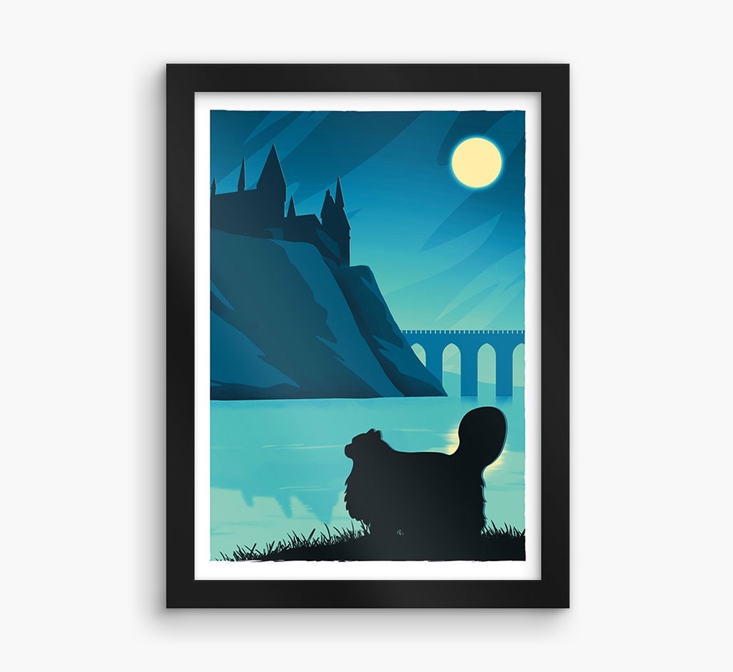 Magical Adventure: Personalised {breedCommonName} Framed Print