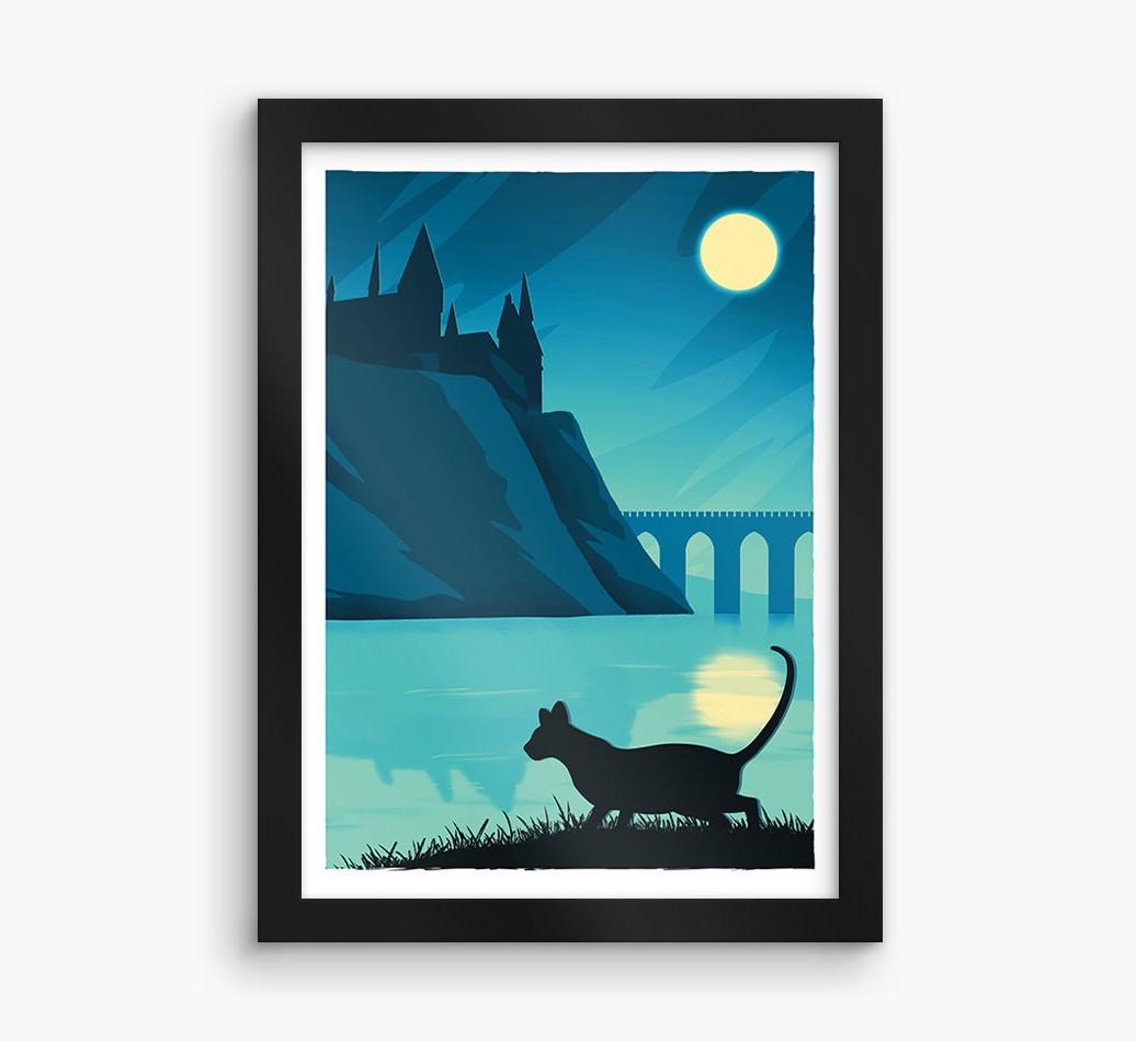 Magical Adventure: Personalized {breedCommonName} Framed Print