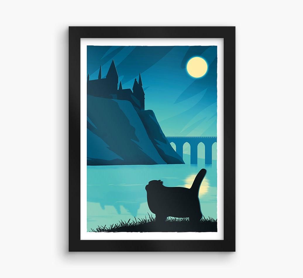 Magical Adventure: Personalized {breedCommonName} Framed Print