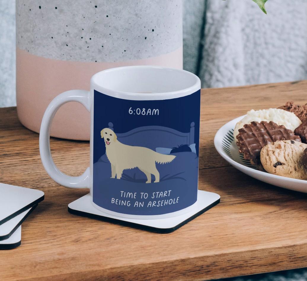 Time to Start: Personalised {breedCommonName} Mug
