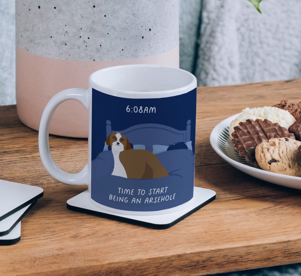 Time to Start: Personalised {breedCommonName} Mug