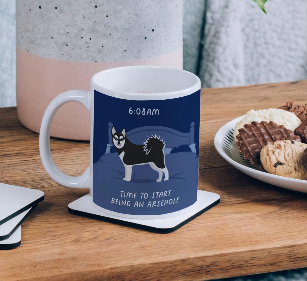 Time to Start: Personalised {breedCommonName} Mug