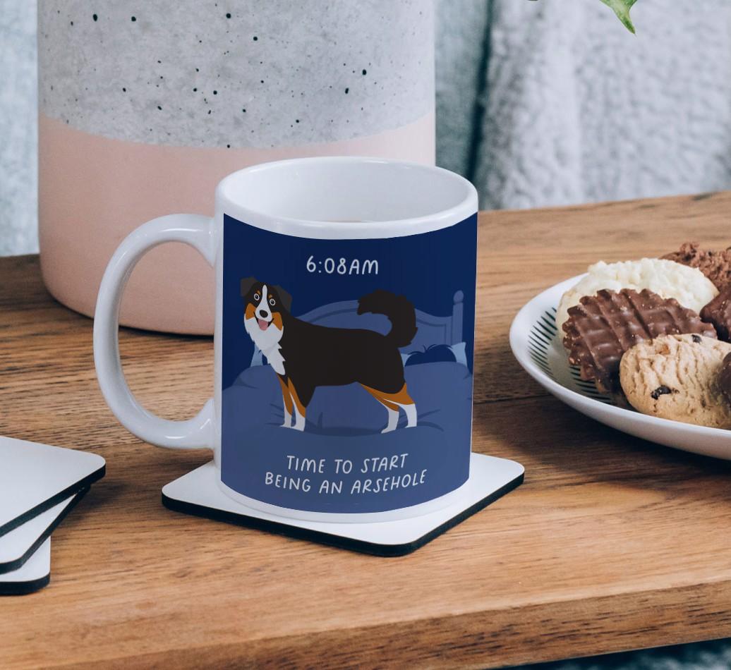 Time to Start: Personalised {breedCommonName} Mug
