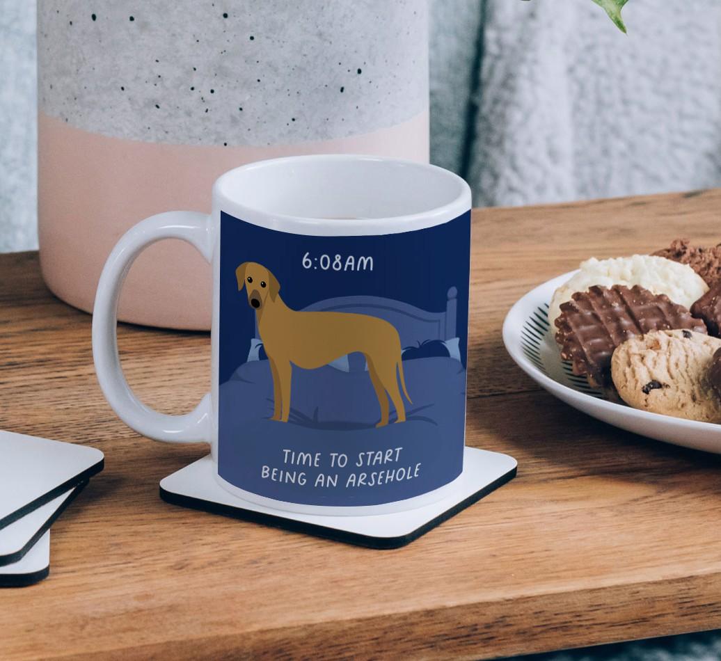 Time to Start: Personalised {breedCommonName} Mug