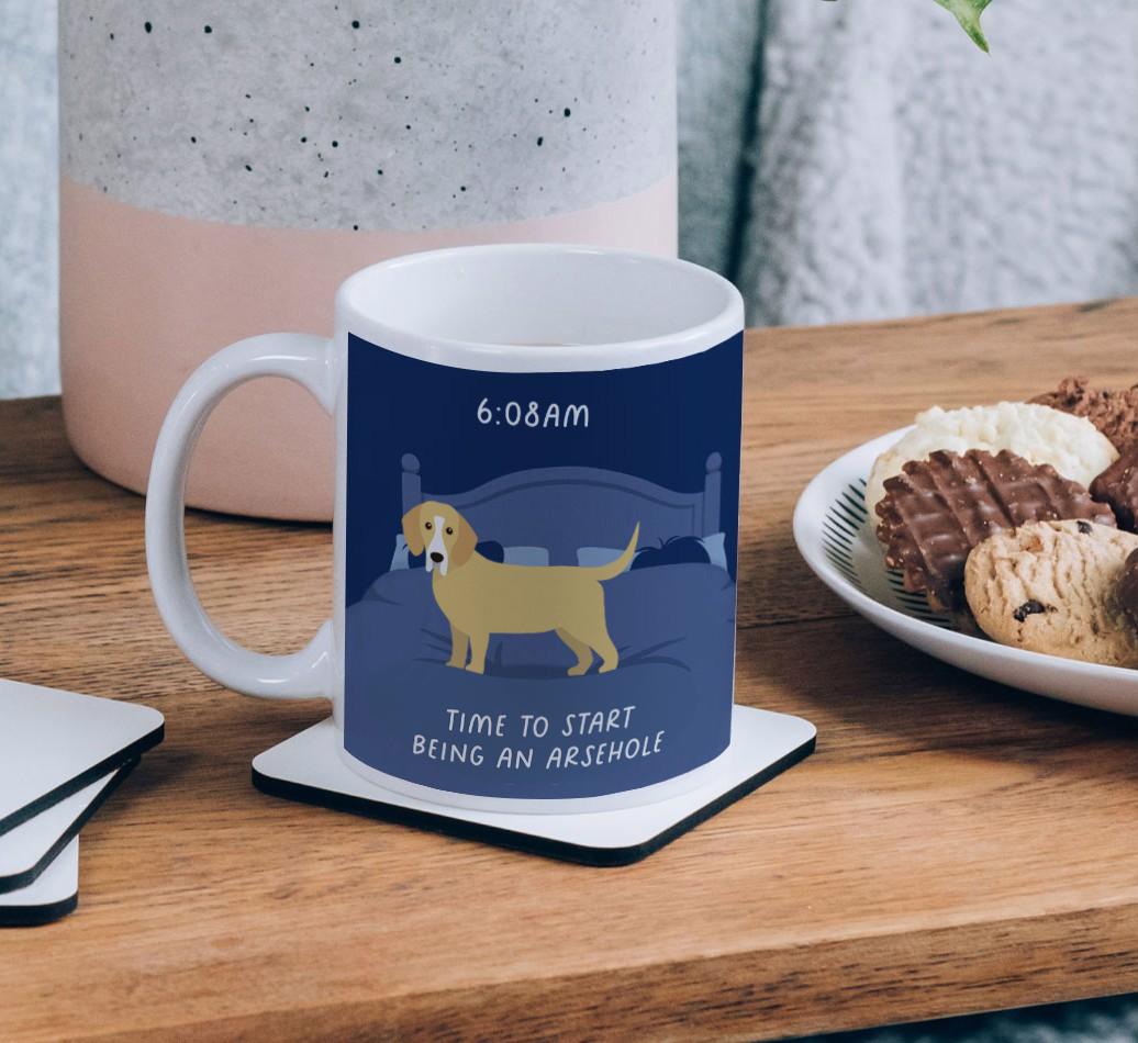 Time to Start: Personalised {breedCommonName} Mug