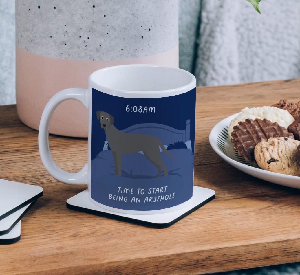 Time to Start: Personalised {breedCommonName} Mug