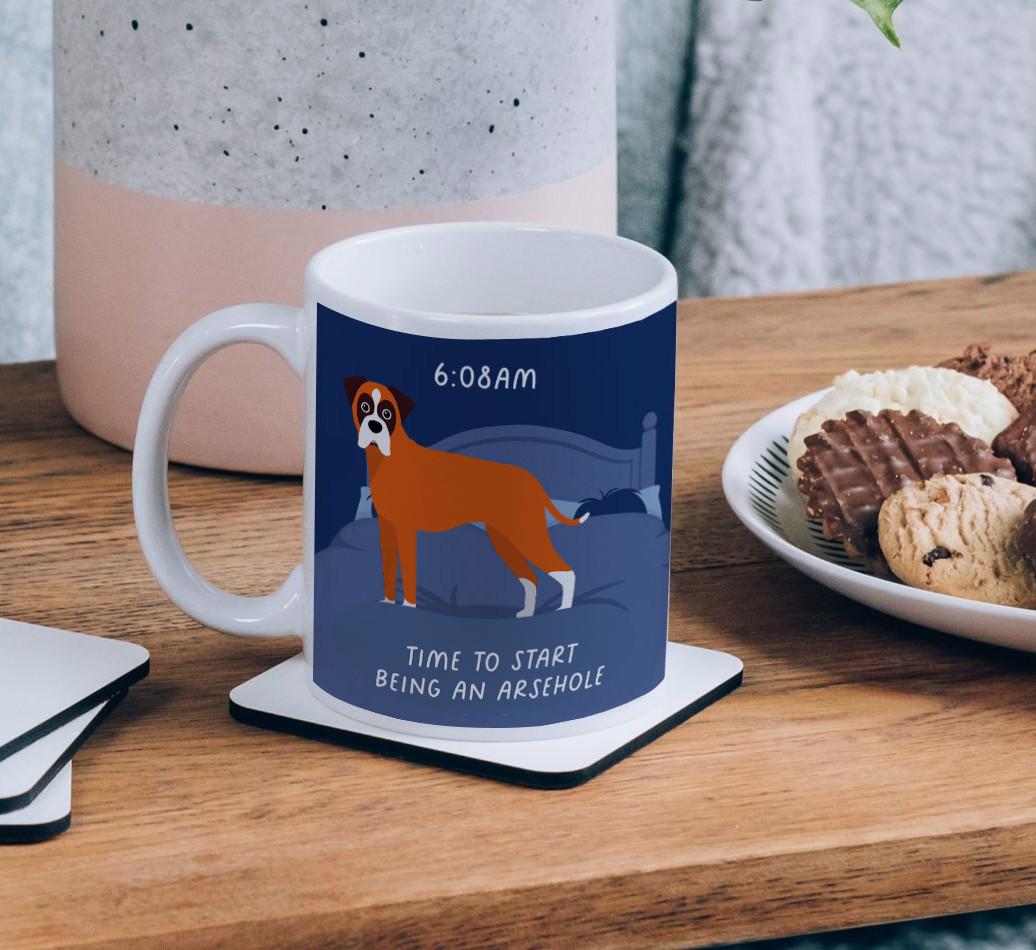 Time to Start: Personalised {breedCommonName} Mug