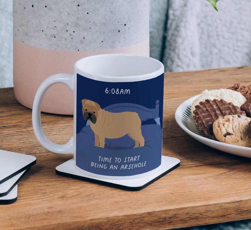 Time to Start: Personalised {breedCommonName} Mug