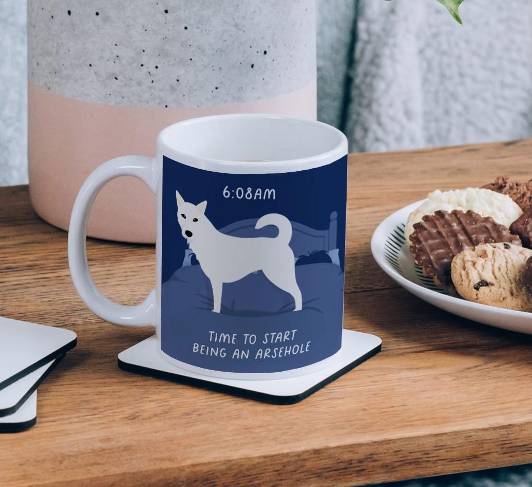 Time to Start: Personalised {breedCommonName} Mug