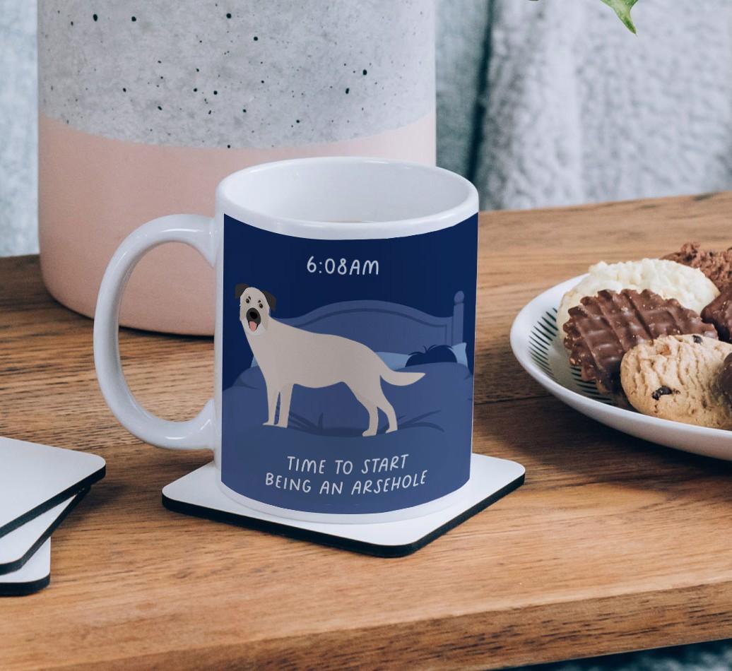 Time to Start: Personalised {breedCommonName} Mug