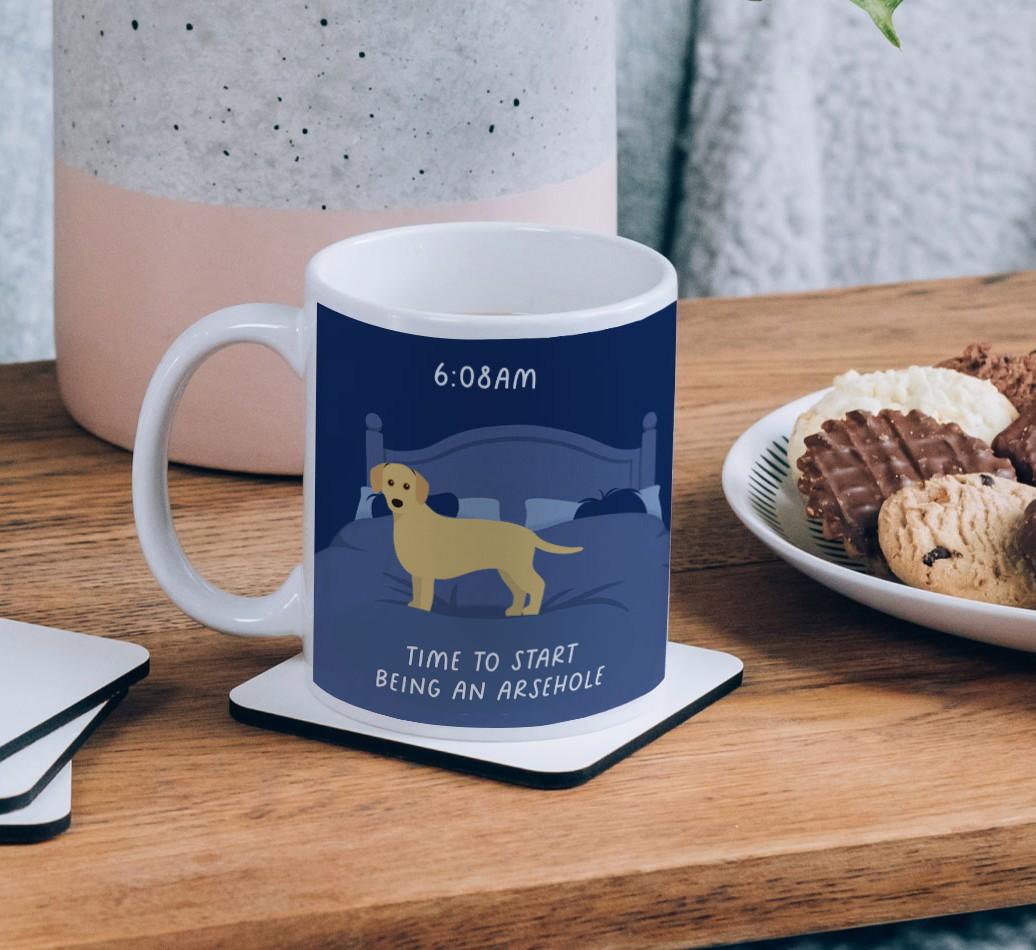 Time to Start: Personalised {breedCommonName} Mug