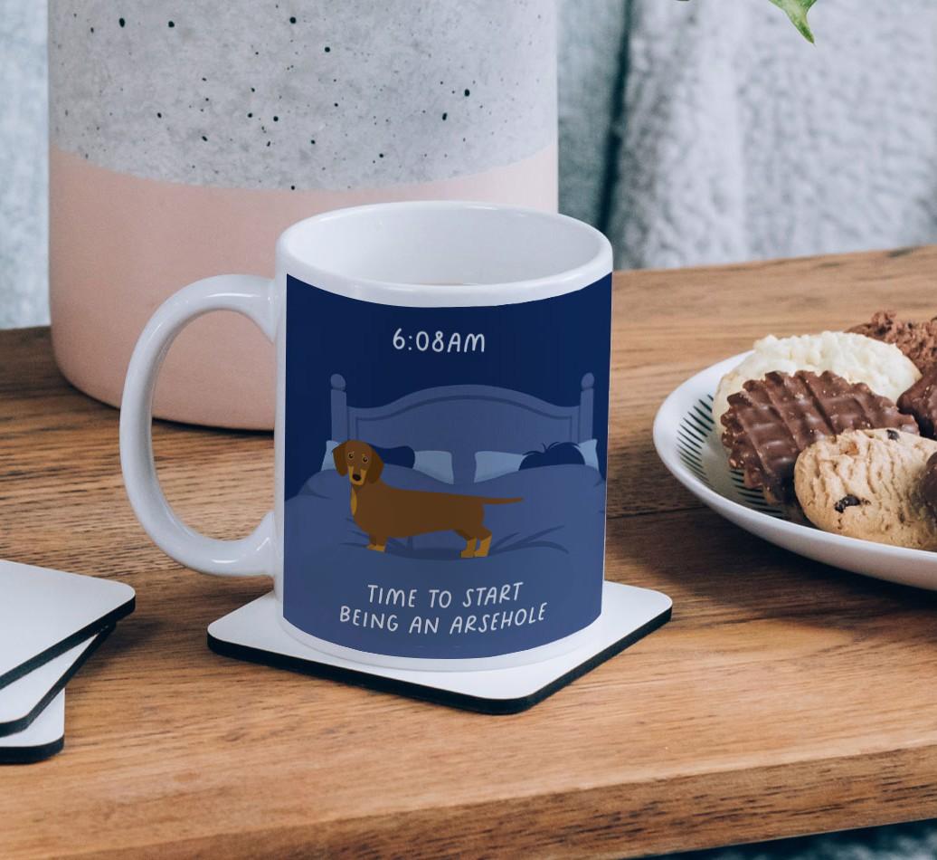 Time to Start: Personalised {breedCommonName} Mug