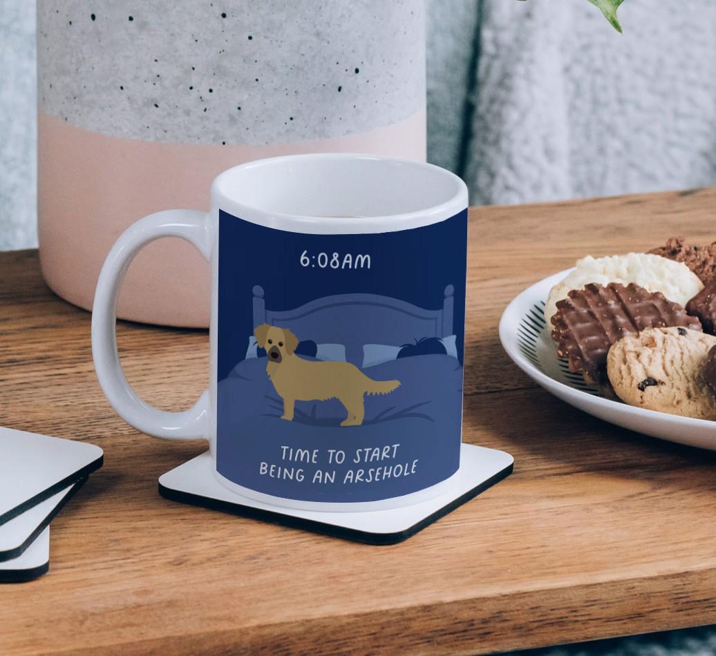 Time to Start: Personalised {breedCommonName} Mug