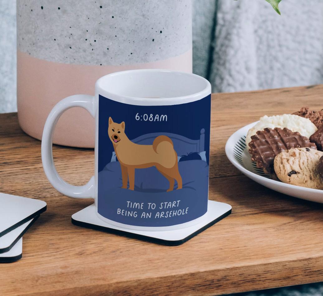 Time to Start: Personalised {breedCommonName} Mug