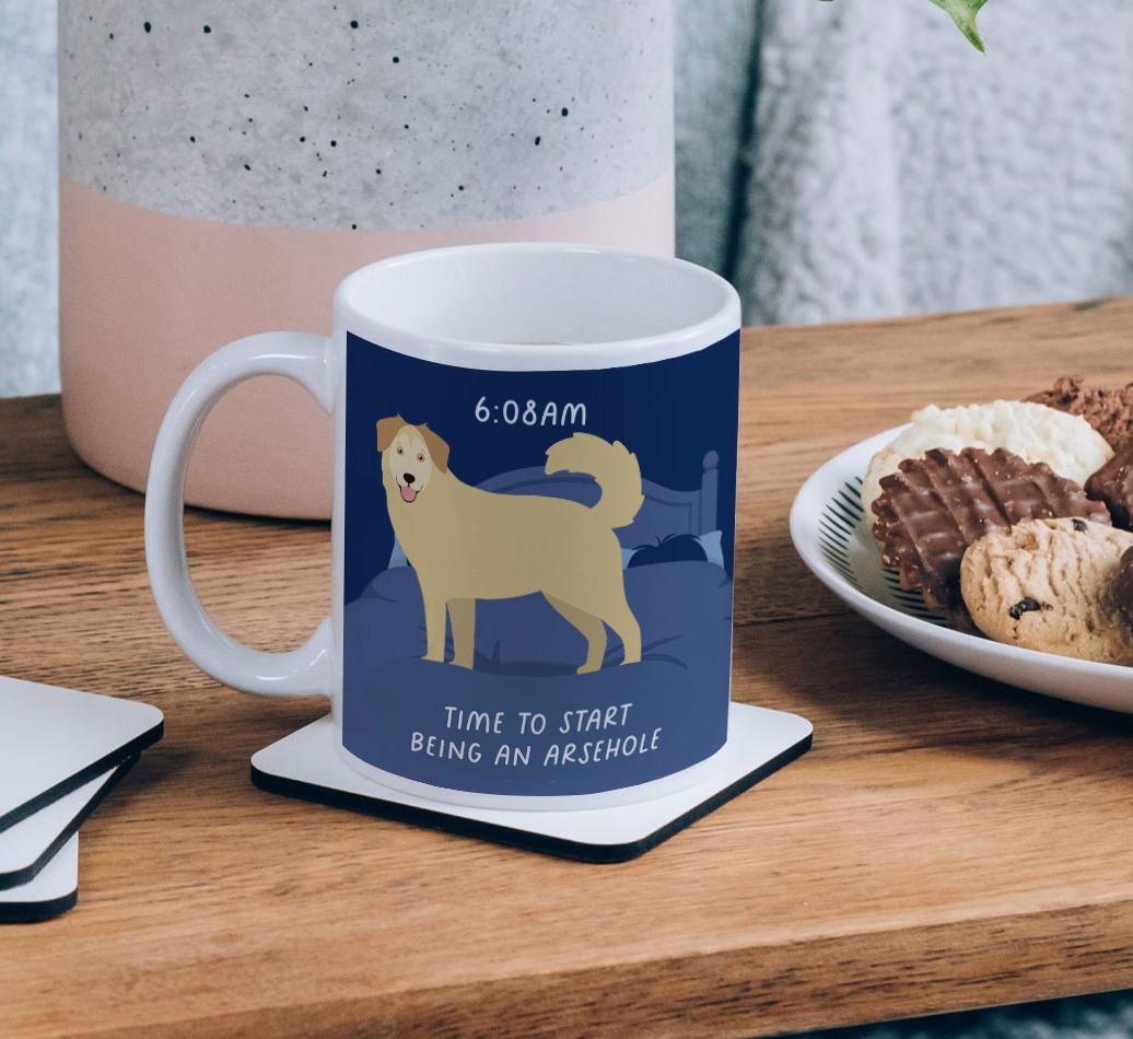 Time to Start: Personalised {breedCommonName} Mug