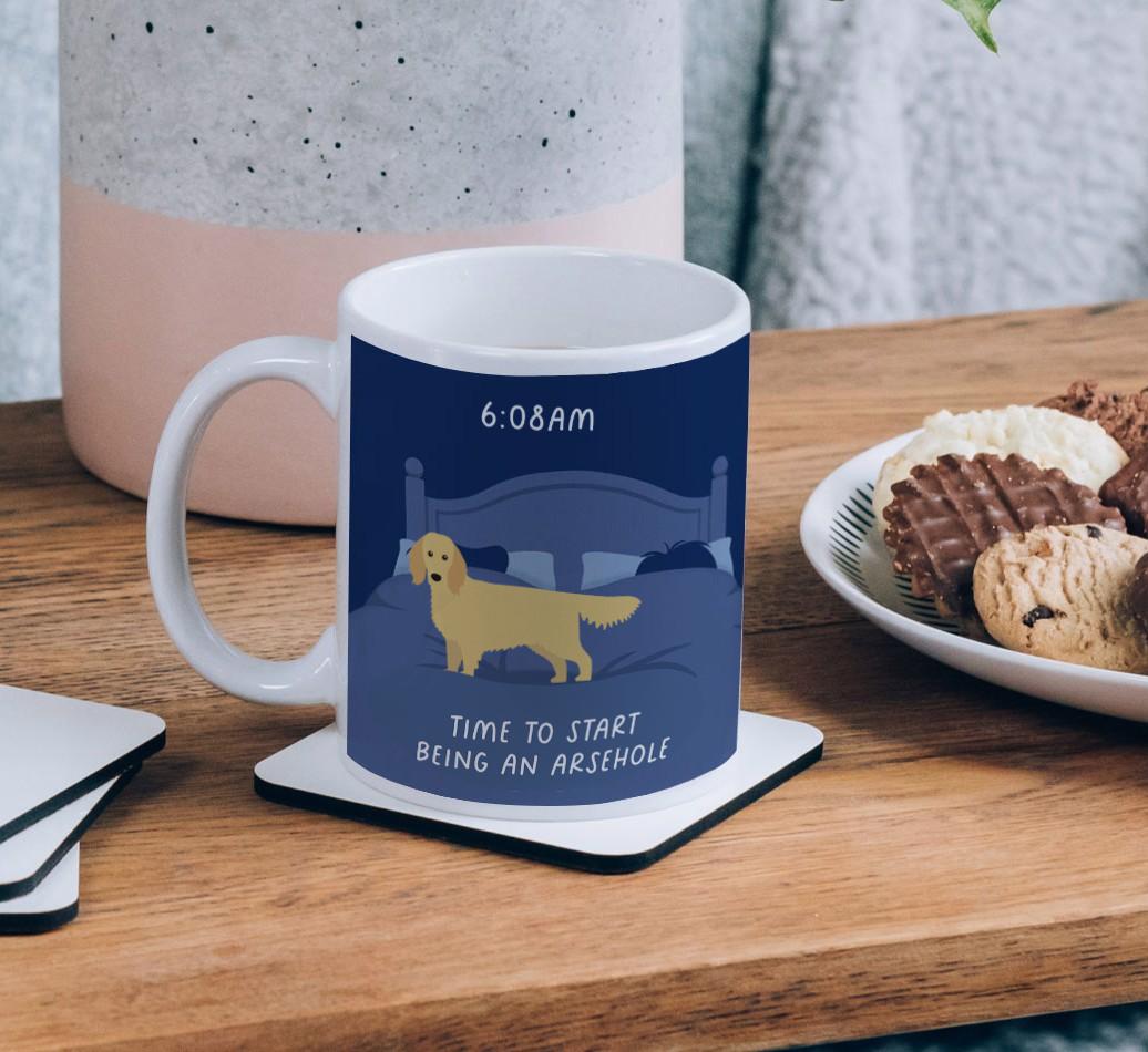 Time to Start: Personalised {breedCommonName} Mug
