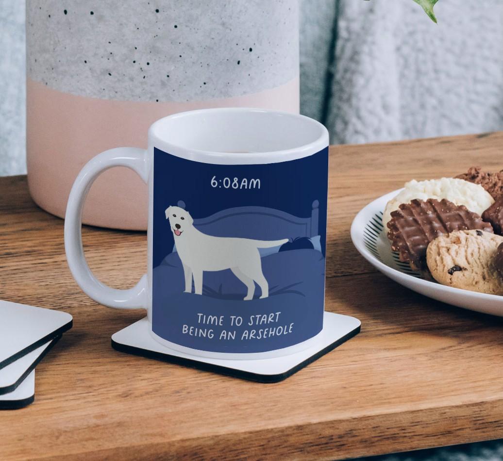 Time to Start: Personalised {breedCommonName} Mug