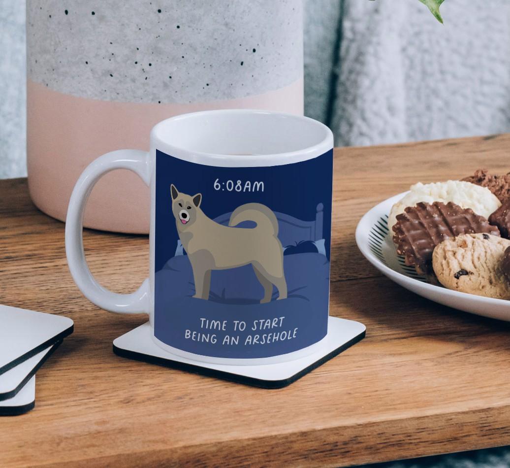 Time to Start: Personalised {breedCommonName} Mug