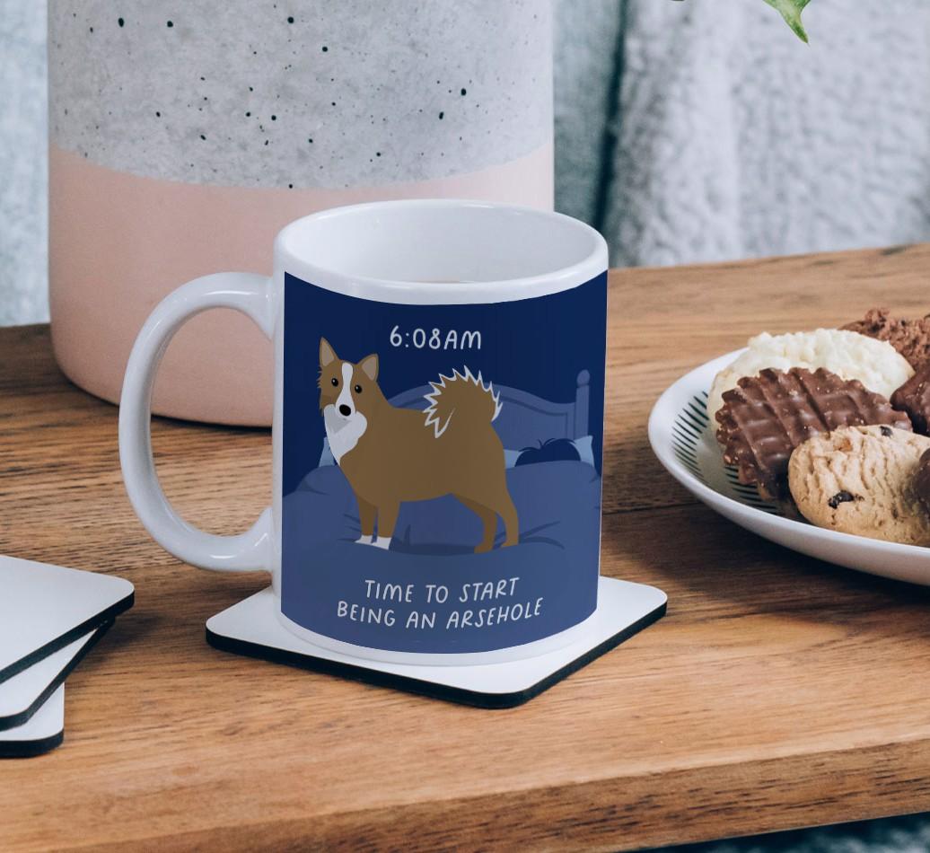 Time to Start: Personalised {breedCommonName} Mug