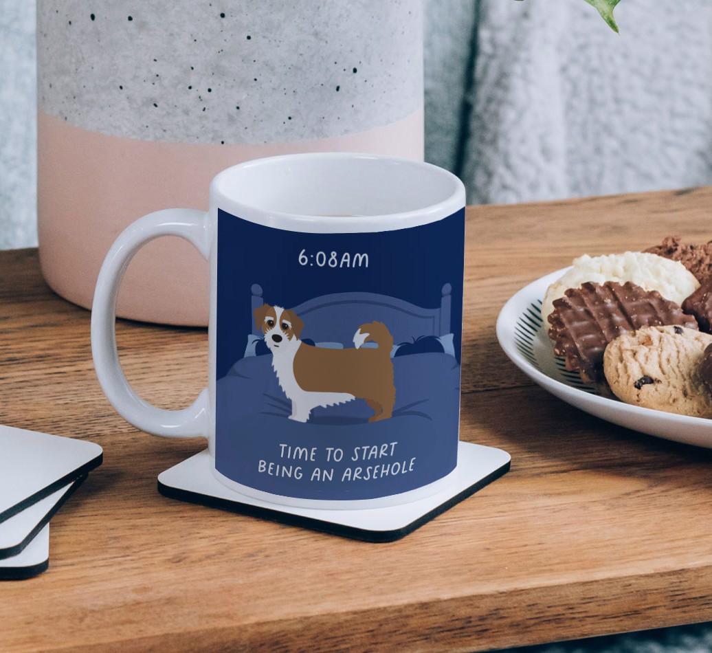 Time to Start: Personalised {breedCommonName} Mug