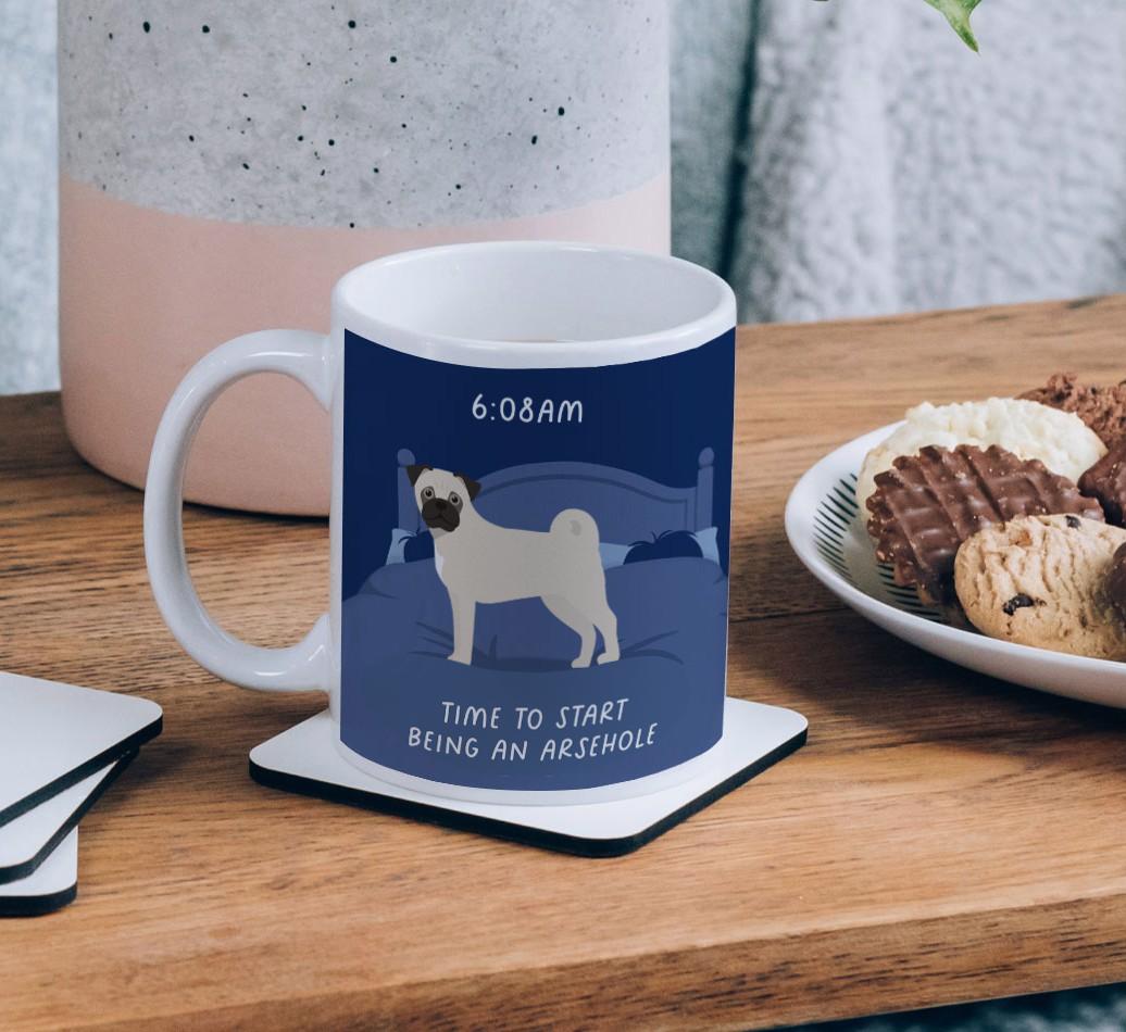 Time to Start: Personalised {breedCommonName} Mug