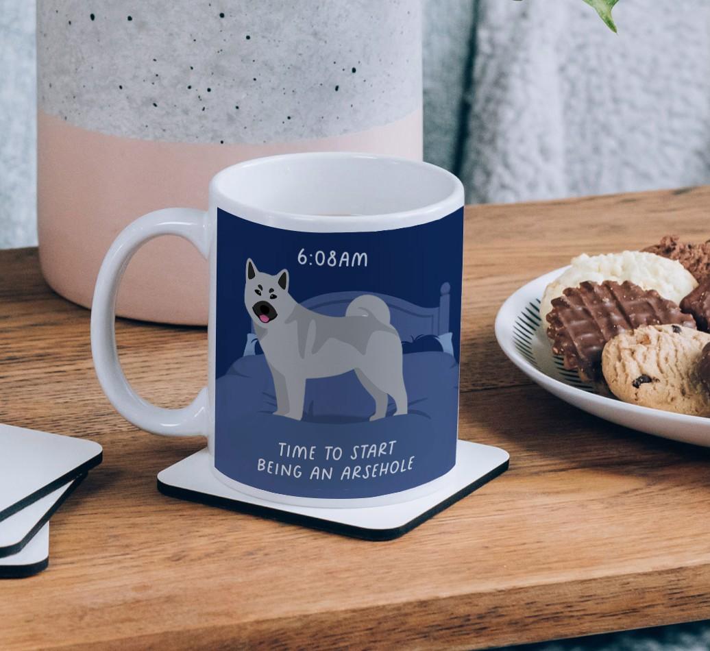 Time to Start: Personalised {breedCommonName} Mug