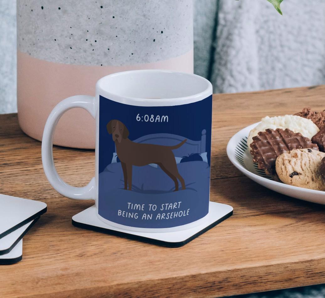 Time to Start: Personalised {breedCommonName} Mug