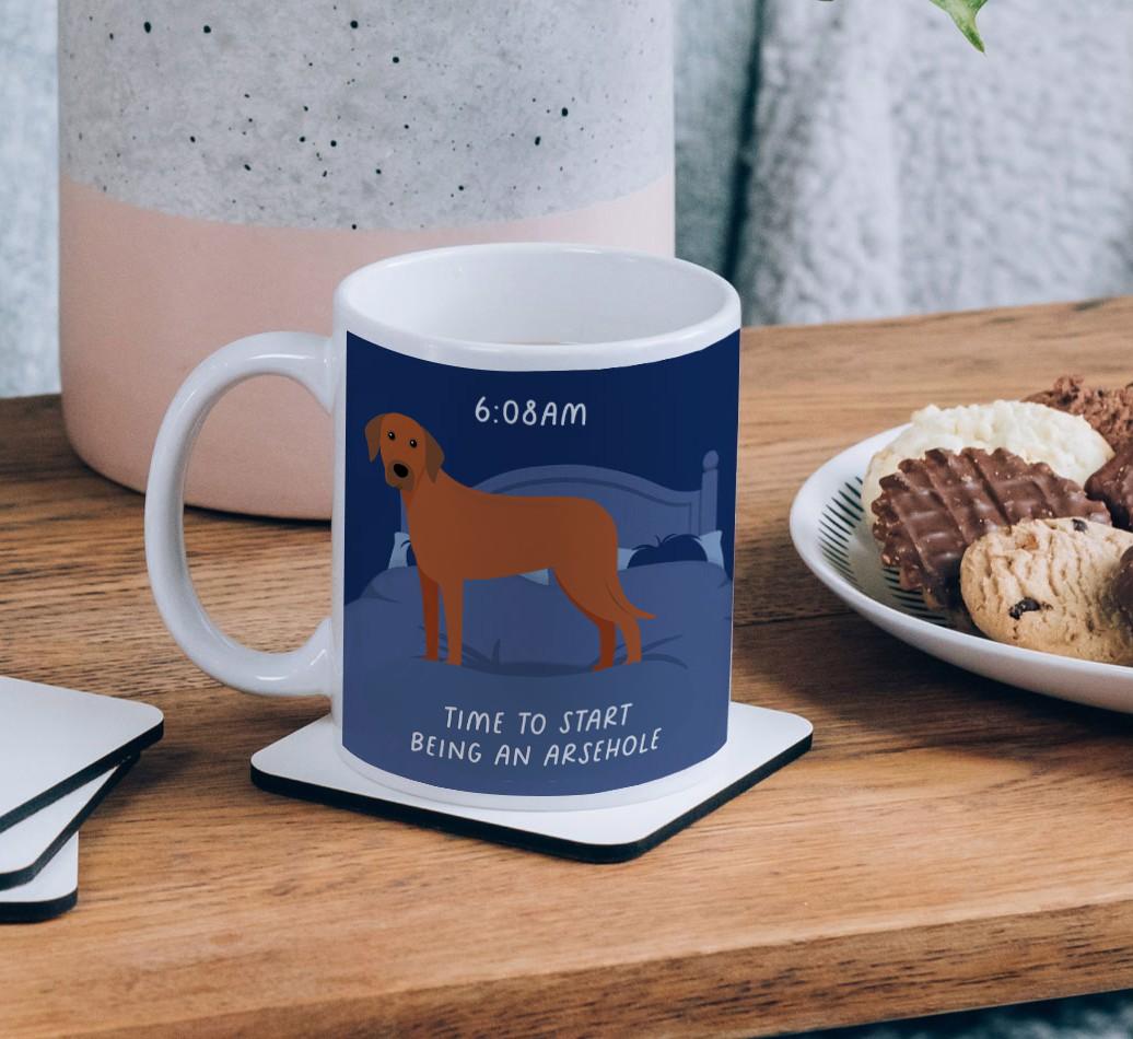 Time to Start: Personalised {breedCommonName} Mug