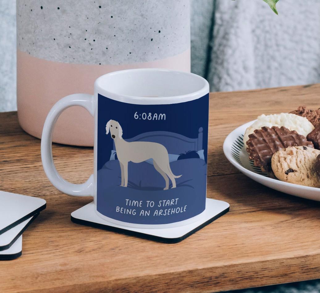 Time to Start: Personalised {breedCommonName} Mug