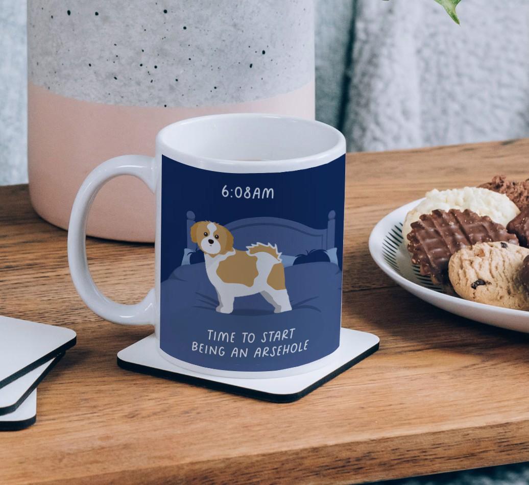 Time to Start: Personalised {breedCommonName} Mug