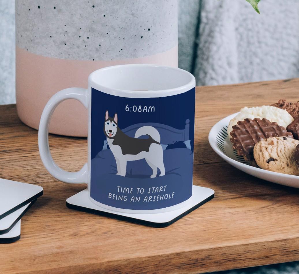 Time to Start: Personalised {breedCommonName} Mug