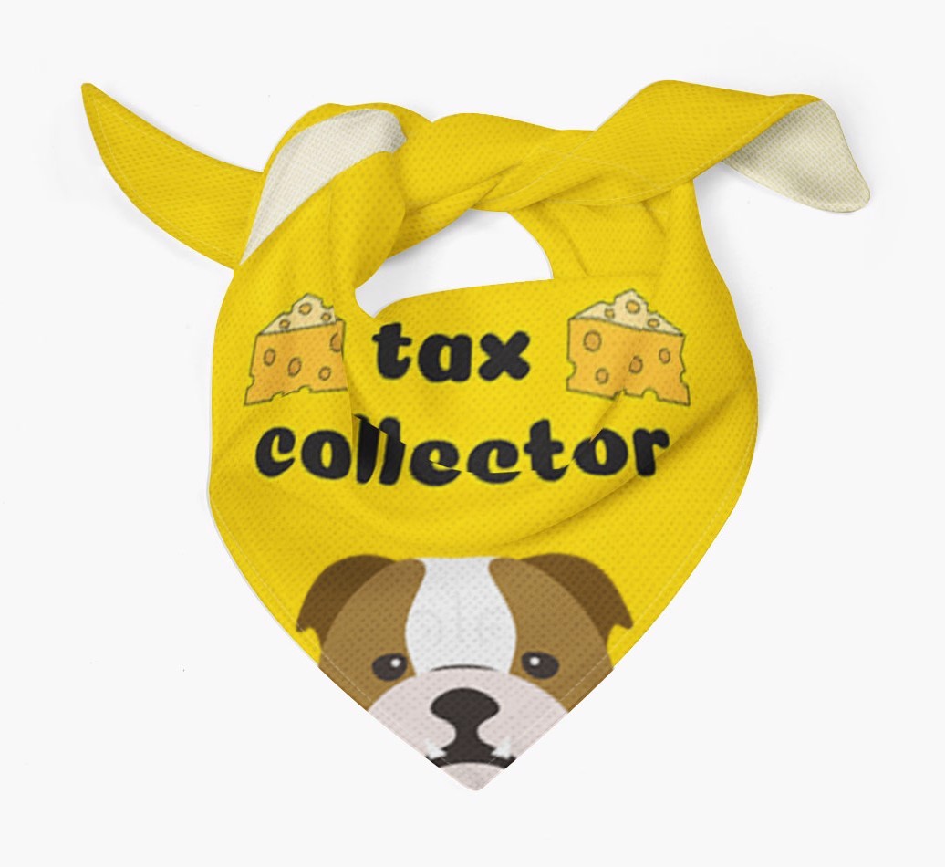 Tax Collector: Personalised {breedFullName} Bandana