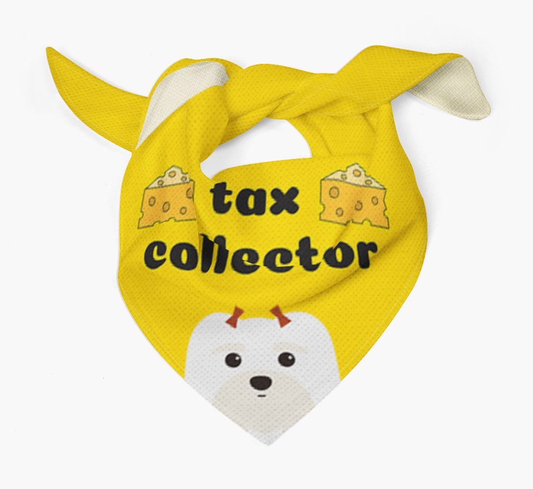 Tax Collector: Personalised {breedFullName} Bandana