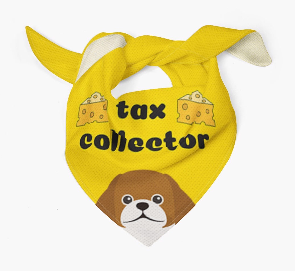 Tax Collector: Personalised {breedFullName} Bandana