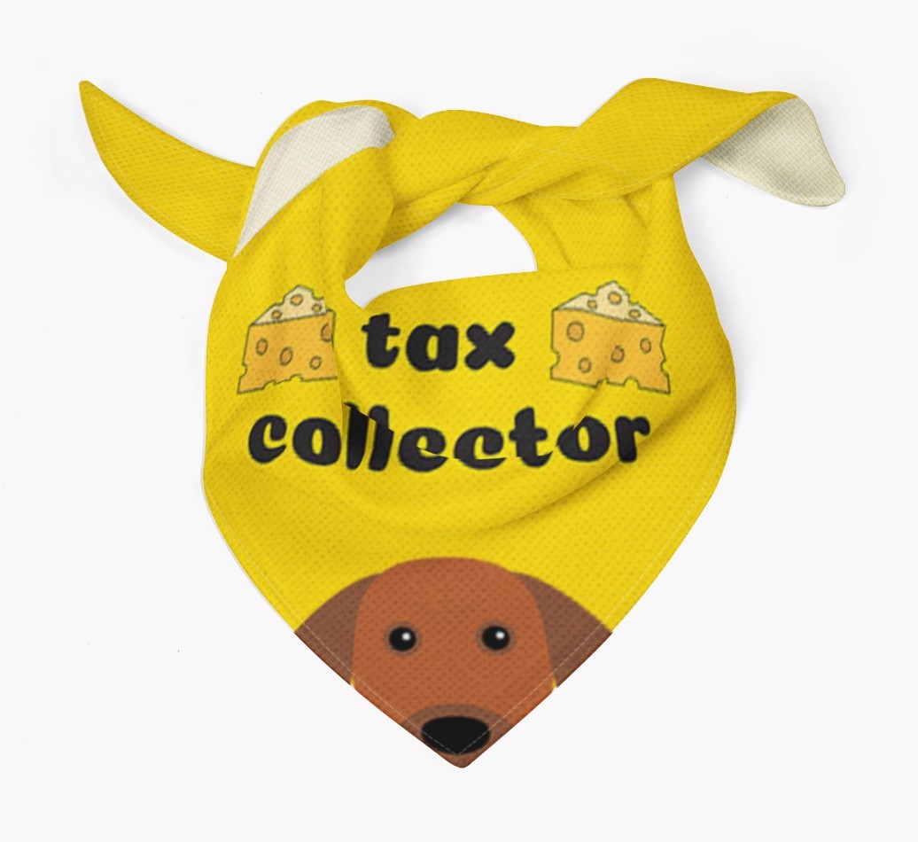 Tax Collector: Personalised {breedFullName} Bandana