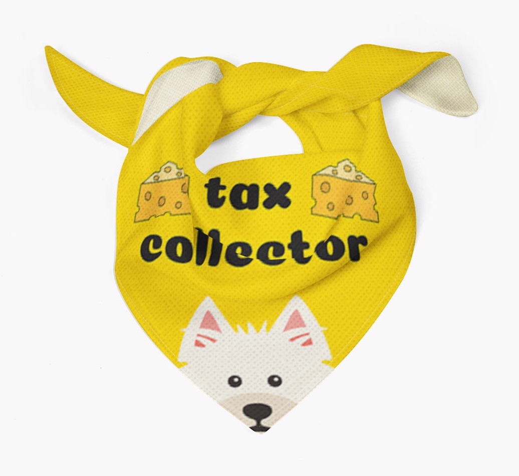 Tax Collector: Personalised {breedFullName} Bandana