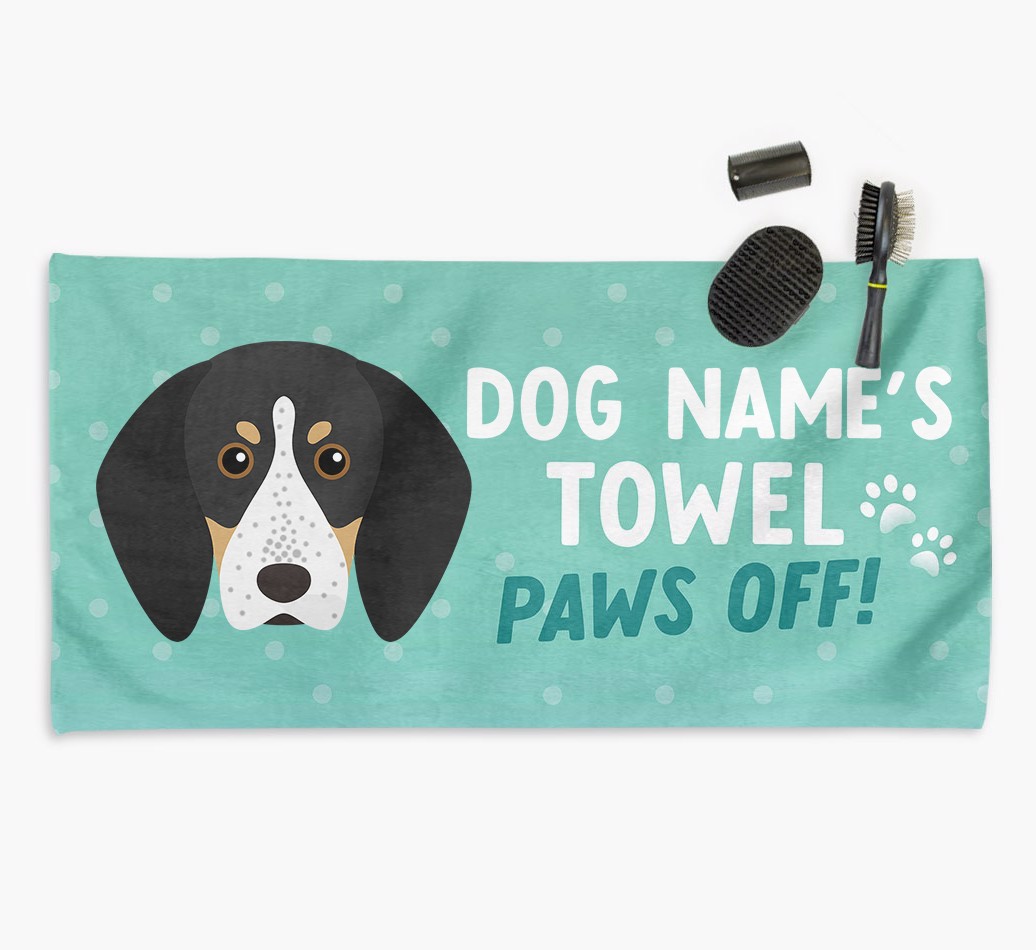 'Paws Off' Dog Towel for your {breedCommonName}