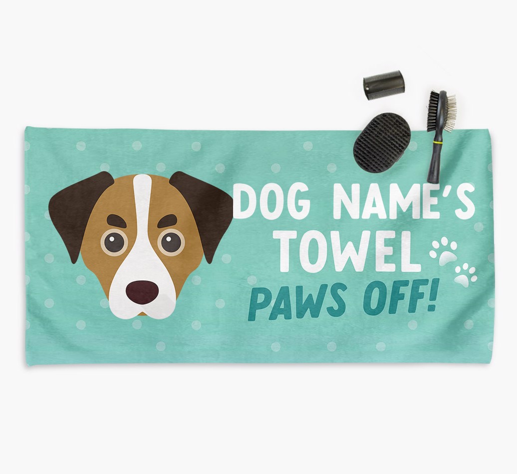 'Paws Off' Dog Towel for your {breedCommonName}