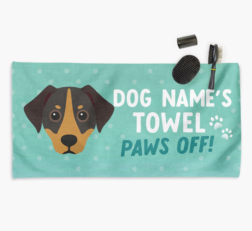 'Paws Off' Dog Towel for your {breedCommonName}