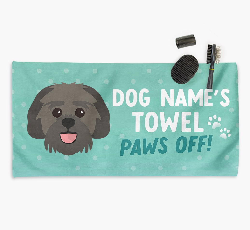 'Paws Off' Dog Towel for your {breedCommonName}