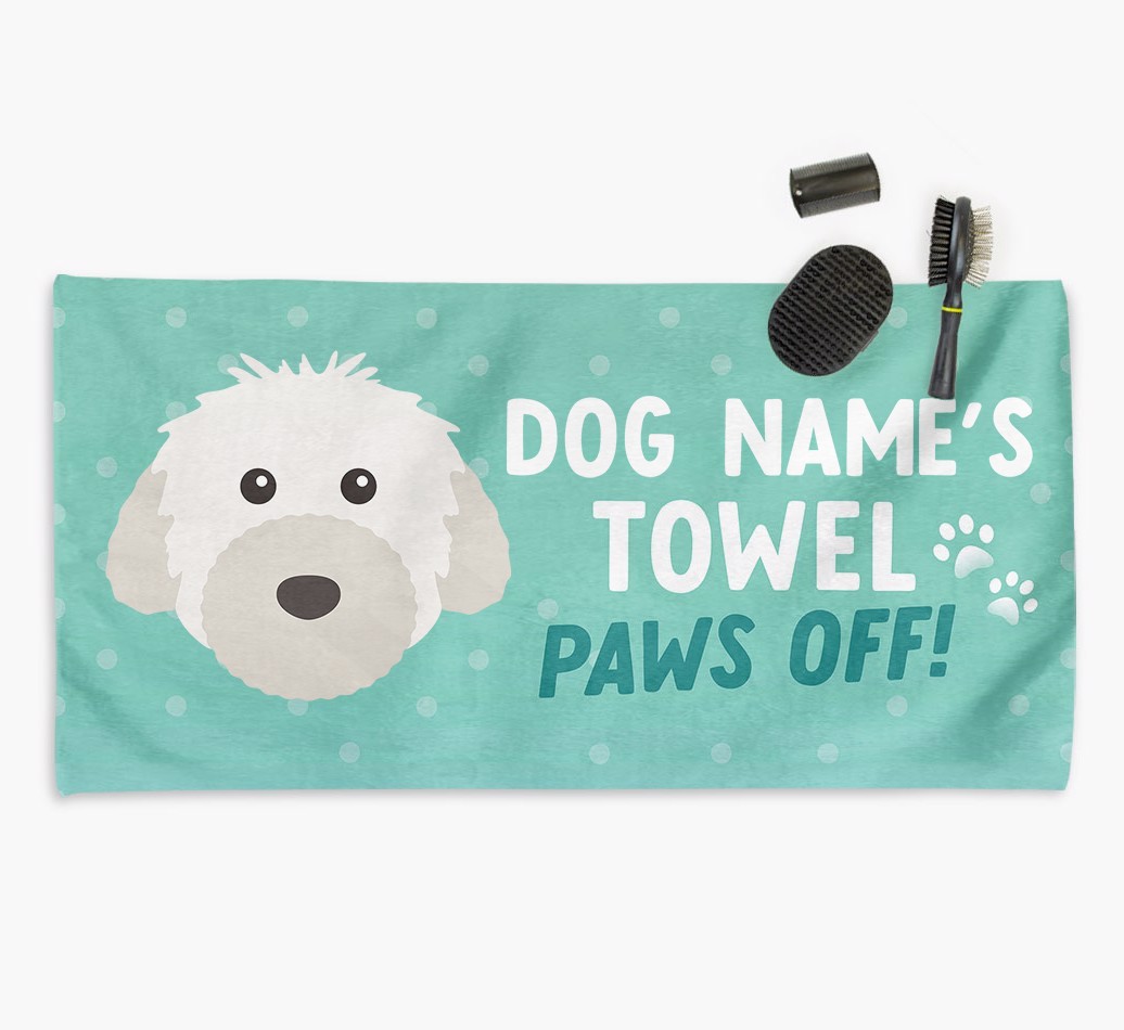 'Paws Off' Dog Towel for your {breedCommonName}