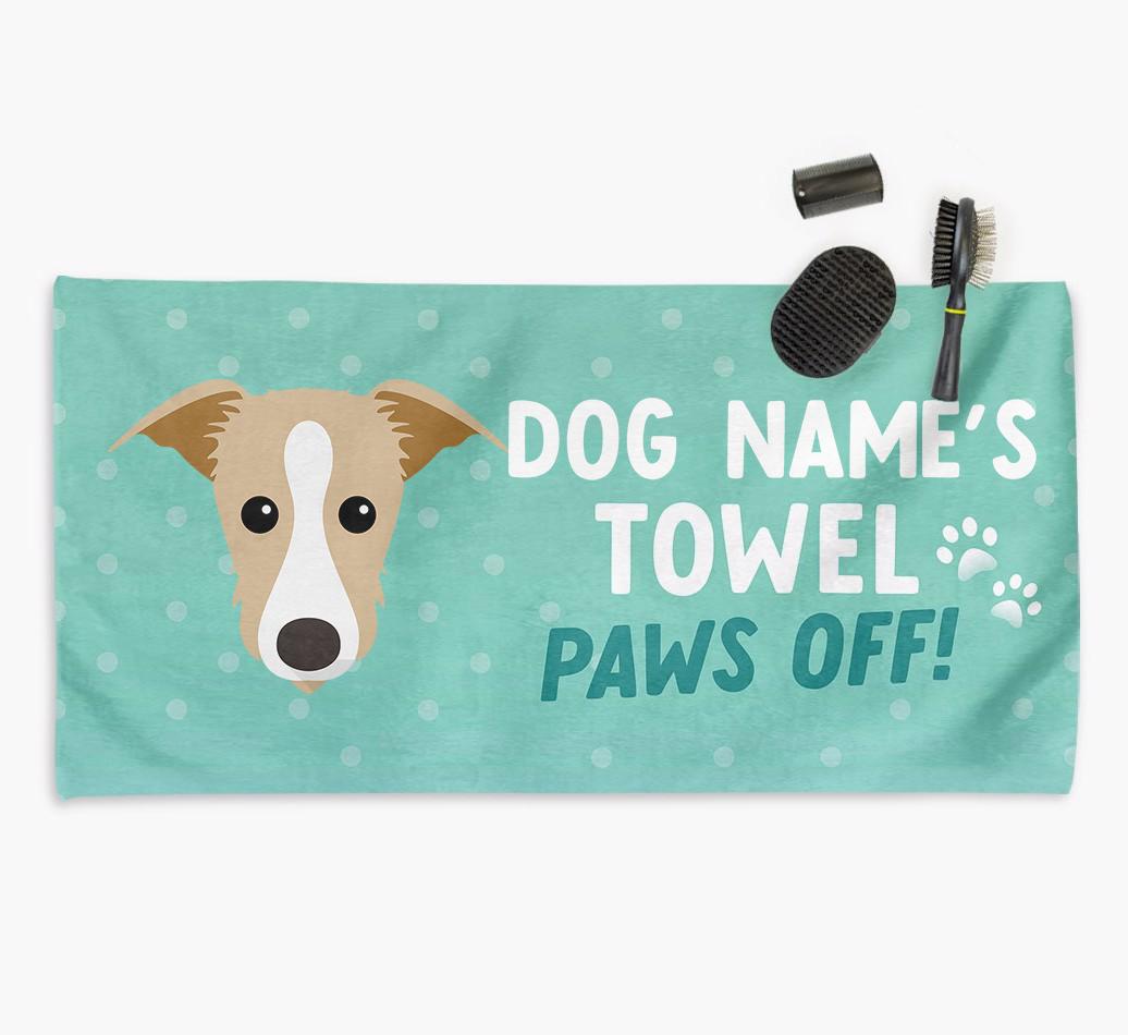 Paws Off Personalized Towel for your {breedFullName}