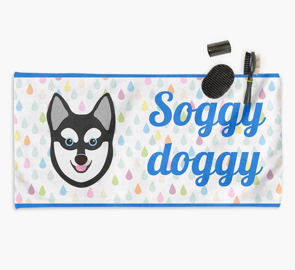 'Soggy Doggy' Towel for your {breedCommonName}