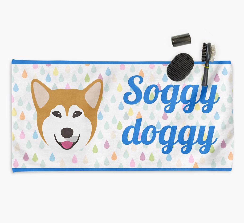 'Soggy Doggy' Towel for your {breedCommonName}