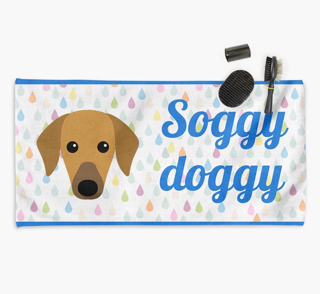 'Soggy Doggy' Towel for your {breedCommonName}