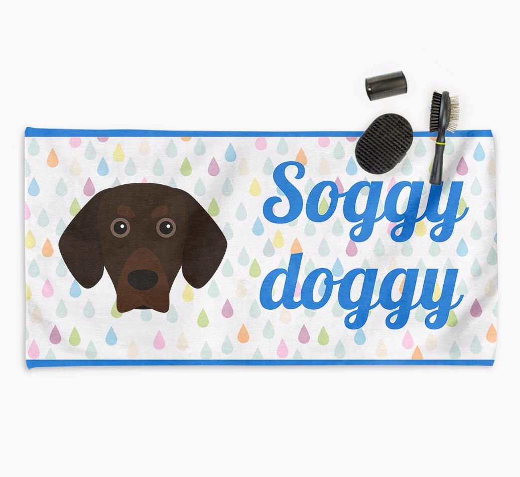 'Soggy Doggy' Towel for your {breedCommonName}
