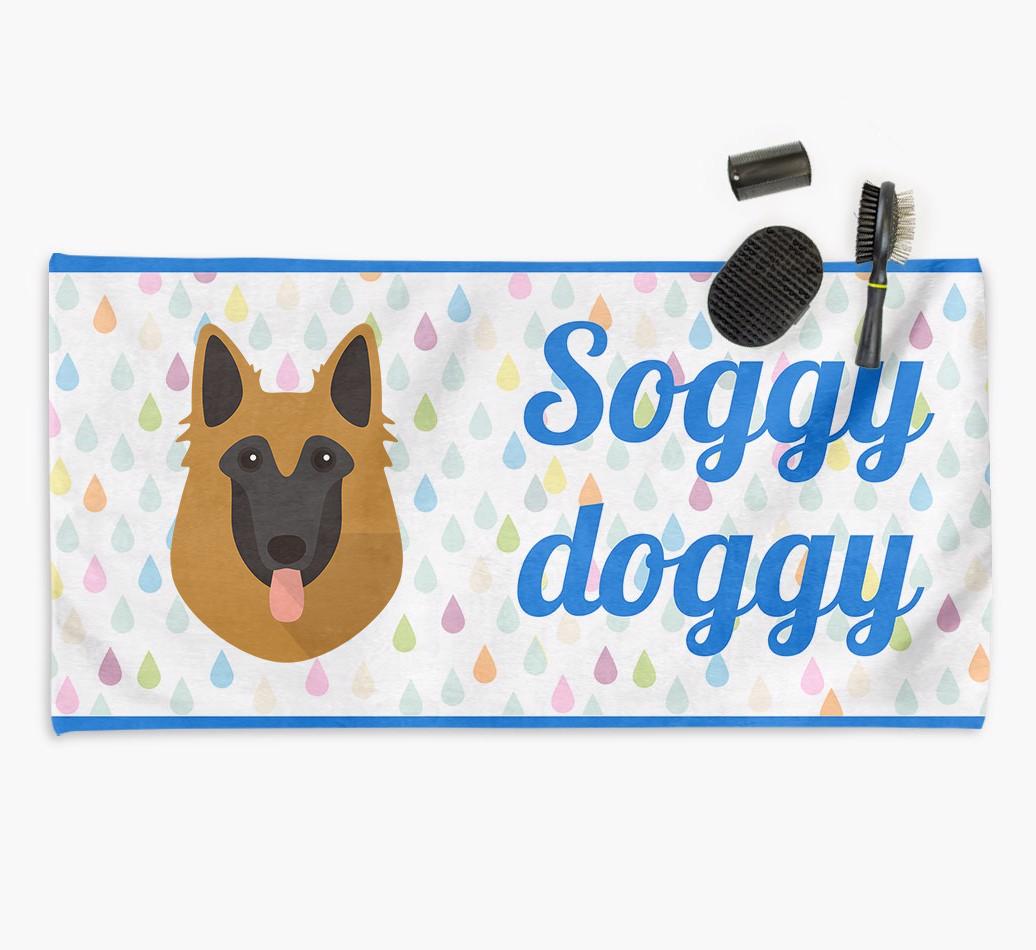 'Soggy Doggy' Towel for your {breedCommonName}