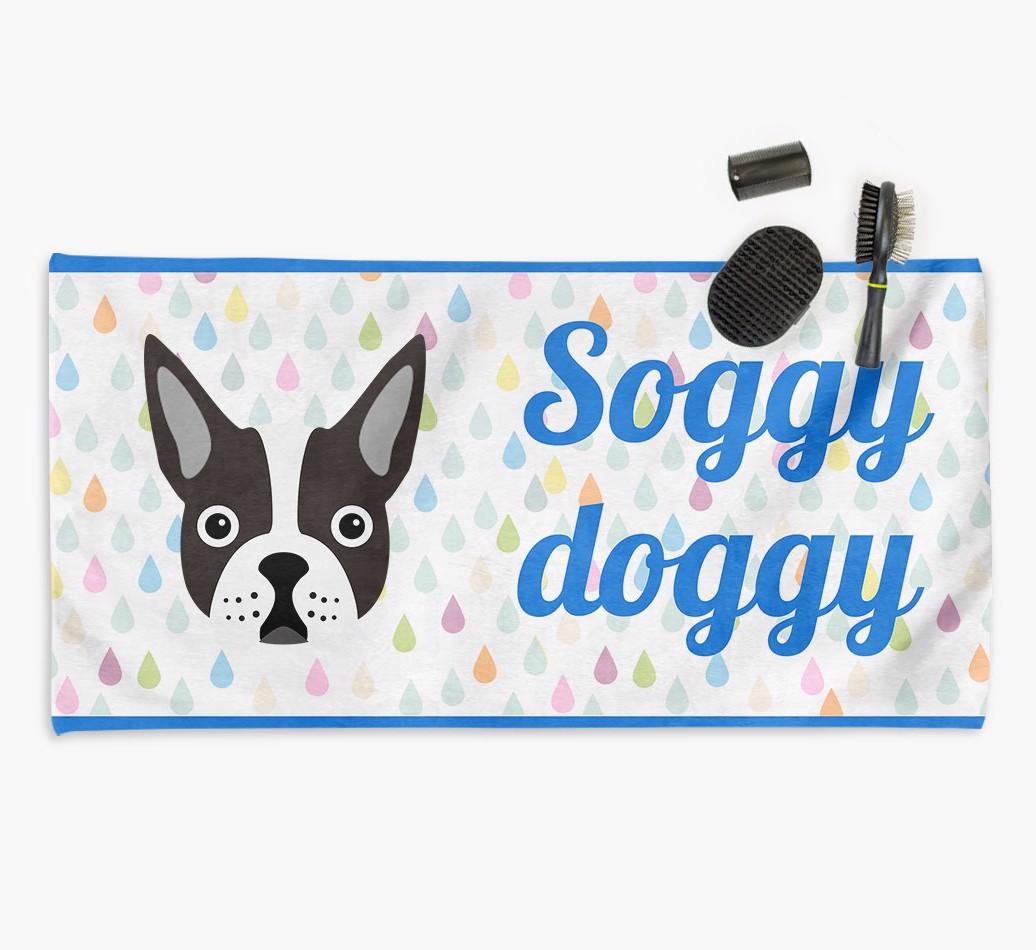 'Soggy Doggy' Towel for your {breedCommonName}