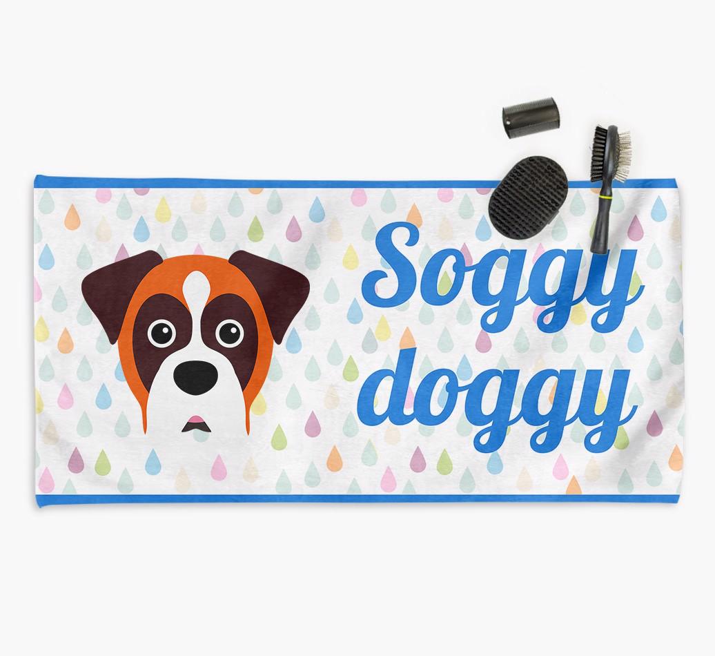 'Soggy Doggy' Towel for your {breedCommonName}